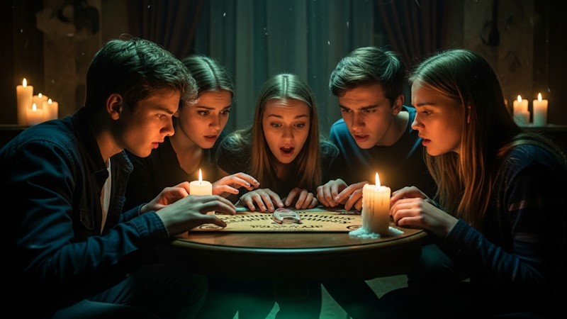 Ouija táblával kísérletezés