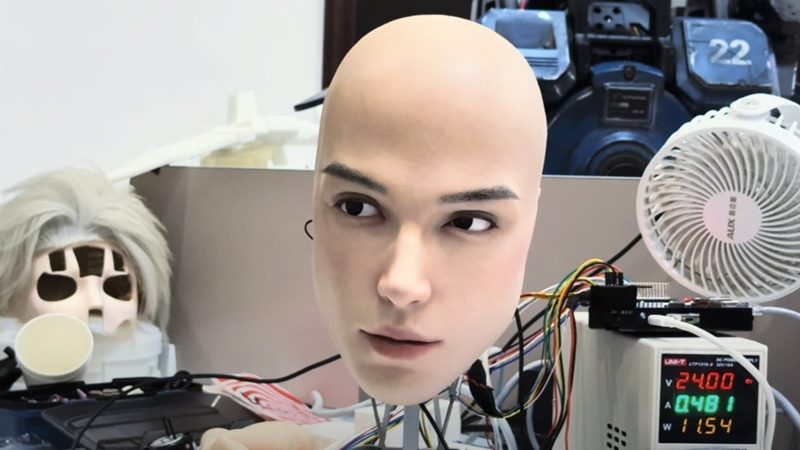 Origin 1 hiperrealisztikus robotfej
